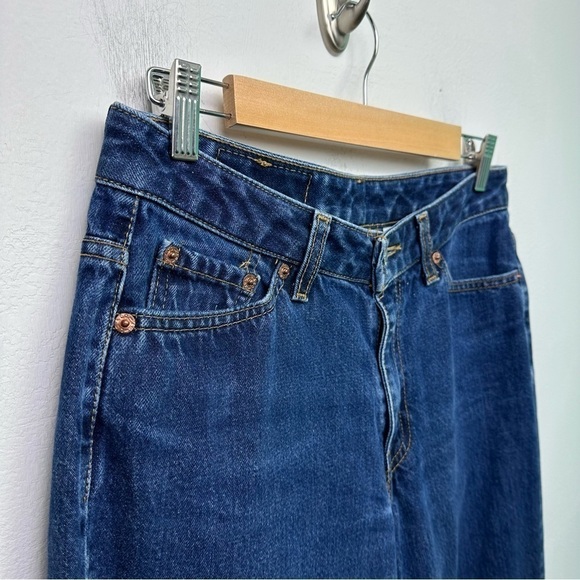 LEVI’S 592 Bootcut Dark Wash Zip Fly Five  Pocket Jeans 9M - Picture 4 of 7